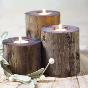 High Quality Wood Candle Holder Style Round Shape Metal <b>Tealight</b> for Wedding Party Home Decorative at Best Price - Product Image 3