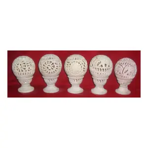 เชิงเทียนหินธรรมชาติสำหรับใช้ในห้องทำงาน - Product Image 1