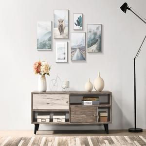 Meuble TV moderne en bois avec porte, nouveau modèle, - Product Image 1