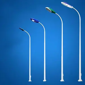 Hepu 6M 8M 10M 12M Stalen Paal Thermisch Verzinkt Hoge Kwaliteit Straat Licht Pole