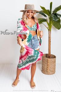 Cárdigan de talla grande para mujer, vestido de verano, informal, para playa, Kimono, ropa de algodón - Product Image 4