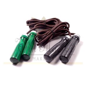 Corde à sauter en cuir pour hommes, entraînement, combat, Fitness, exercices lourds - Product Image 5