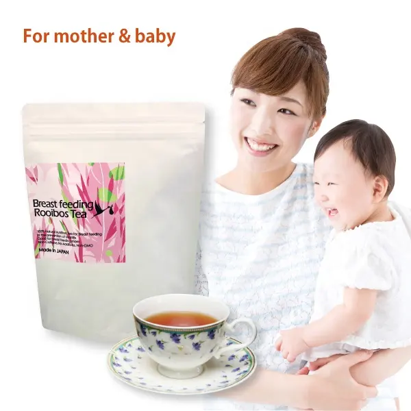 Thảo Dược Trà Đỏ Rooibos Detox Decafein Thức Uống Mềm Cho Mẹ & Bé Sữa Mẹ & Phụ Nữ Mang Thai Sản Xuất Tại Nhật Bản