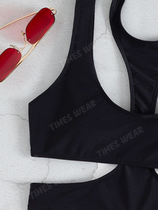 New Stylish Summer Women's Sexy Fashion 3-Pack Swimsuit Solid Bikini Top & Shorts <b>Maternity</b> & Breathable Sizes XS XXS 6XL - Product Image 4