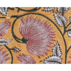 Doux Coton Bloc Main Bloc Imprimé Tissu Indien Floral 100% coton, 100% coton Peigné 1 rouleau Avec 1 Carton Tissé Guaranted - Product Image 4