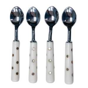 Ensemble de cuillères de cuisine en acier inoxydable d'argenterie Couverts Idéal pour la maison Cuisine Cuillères de table et de mariage au meilleur prix - Product Image 5