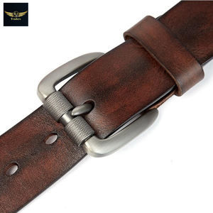 Ceinture en cuir gaufré pour hommes, noire et marron, personnalisée, vente en gros, collection - Product Image 6
