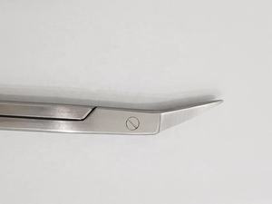 Ciseaux à iris angulaires 11 CM en acier inoxydable de qualité médicale, instruments de chirurgie dentaire de haute qualité - Product Image 6