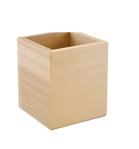 Hout Potlood Houder Pen Voor Eenvoudig Ontwerp Houten Huis Multifunctionele Potlood Houder Pen Houder Voor Kind Kids Gift