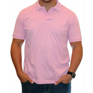 Vente en gros de polo 100% coton pour homme, manches courtes, style décontracté, motif uni, coupe ample, tricoté, style d'exportation, Bangla - Product Image 3