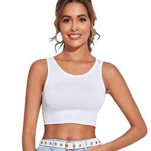 Soutien-gorge de sport personnalisé logo vêtements décontractés dans différents styles et séchage rapide et votre propre haut court réversible pour femmes par Viky induct - Product Image 1