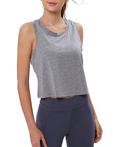 High Quality of women tank top whole sale blank gym clothing tank top with cheap price - Product Image 6