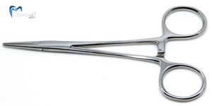 Pinzas CRILE Rectas de Alta Calidad HOMOSTAT de 5.5 Pulgadas, Instrumento Quirúrgico con Certificación CE, 3 Años de Garantía, Manual, 2 Años de Vida Útil - Product Image 2