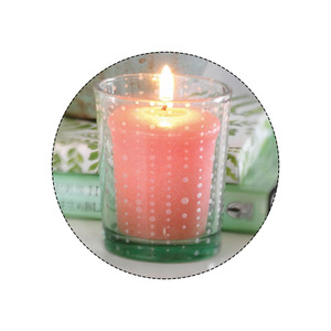 Bougies en verre avec motifs pointus et décorations, plusieurs tailles et formes personnalisées, Design créatif - Product Image 1