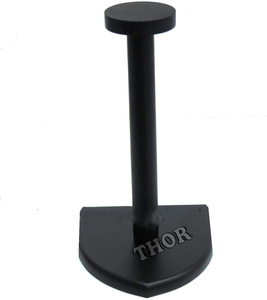 Soporte de exhibición de casco vikingo romano medieval sólido de madera con técnica plateada de construcción de Metal, soporte de caballero templario para Cosplay - Product Image 4