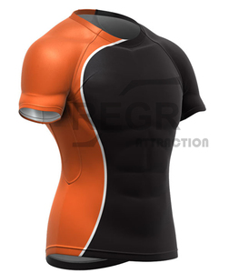 Diseño OEM de compresión de mma erupción/sublimación impreso manga larga Mma erupción - Product Image 5