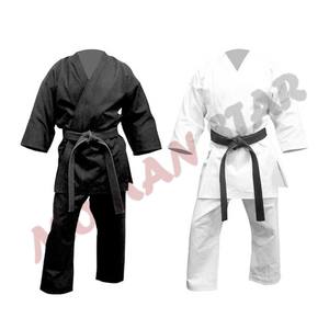 Uniforme d'arts martiaux unisexe de haute qualité Moman Star pour le karaté et le BJJ, 100% coton, couleur/logo/logos d'équipe personnalisés, transfert thermique - Product Image 3
