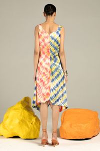 Nueva ropa de playa de verano de vacaciones de longitud media para mujer Maxi para niñas suelta sin mangas 100% tela de rayón Maxi vestido - Product Image 3