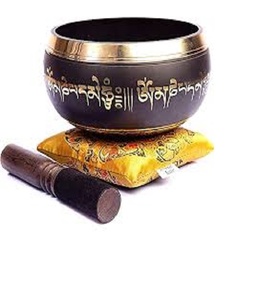 Bol de chant en cristal, pour la guérison, accessoire de méditation, fait à la main, prix de gros - Product Image 1