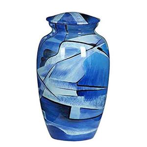 Urne funéraire en aluminium massif avec motif imprimé papillon agréable Urne funéraire commémorative Urnes funéraires à vendre - Product Image 5