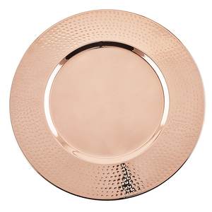 Assiette de service moderne en métal, grande assiette ronde de service, vaisselle de table à manger, assiette chargeur décorative 1 pièce - Product Image 6