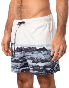 Pantalones cortos de verano para hombre, Shorts con cintura elástica - Product Image 1