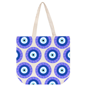 Sacs cabas réutilisables en toile de coton biologique avec impression personnalisée et poignée de transport à l'épaule - Product Image 1