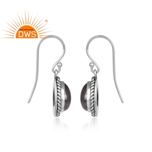 Natural Pear Cut Labradorite Gemstone <b>Earrings</b> Jewelry Manufacturer Set Oxidized Silver <b>Handmade</b> <b>Earrings</b> Jewelry - Product Image 3