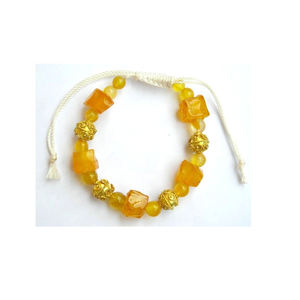 Healing Gemstone Yellow Onyx <b>Bracelets</b> & Semi Precious Stone Exporter - Product Image 1
