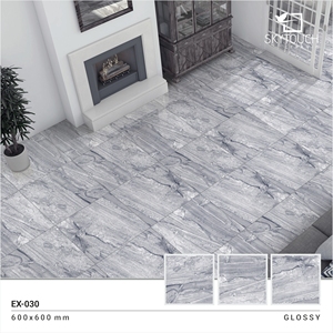 Carrelage de porcelaine en céramique à haute température, nouveaux produits, carreaux de sol design en marbre et en porcelaine pour supermarché, livraison gratuite, 60x60 cm - Product Image 5