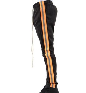 กางเกงวอร์มมีซิปเข้ารูป,กางเกงขายาวสั่งตัดพร้อมแถบสะท้อนแสงสำหรับผู้ชาย - Product Image 1