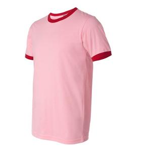 เสื้อยืดผู้ชายคุณภาพสูง เสื้อยืดริงเกอร์ พิมพ์โลโก้ของคุณเอง ราคาขายส่ง เสื้อยืดริงเกอร์ขายดี - Product Image 1