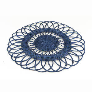 Placemat mural vintage en rotin tressé teint pour décoration murale et utilisation sur table, hôtels et restaurants, décoration quotidienne, vente en gros - Product Image 2