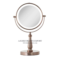 Miroir de maquillage de table Prix de gros Décoration de table unique Miroir de maquillage pour la décoration de coiffeuse