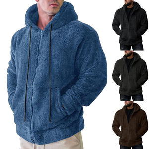Premium Quality Solid Color New Design <b>Men</b> Stylish <b>Fleece</b> Waterproof Breathable Eco-Friendly 280g Winter Hoodies Fashionable - Product Image 1