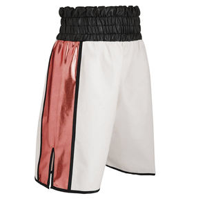 Short de boxe unisexe en satin de haute qualité Logo personnalisé OEM Service Polyester Sportswear pour adultes MMA Fighting Gear - Product Image 4
