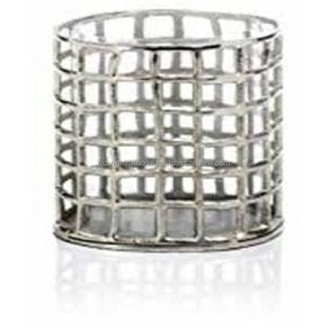 Candelabro de alambre de hierro con revestimiento de polvo de plata de diseño elegante, candelabro de decoración del hogar para ocasiones de Pascua, hecho de aluminio - Product Image 6