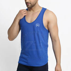 เสื้อกล้ามผู้ชายคุณภาพพรีเมียม ระบายอากาศได้ดี ผลิตจากผ้าถักที่เป็นมิตรกับสิ่งแวดล้อม แห้งเร็ว น้ำหนักเบา ผลิตจากผ้าฝ้าย/โพลีเอสเตอร์ ไซส์ XL ผลิตในปากีสถาน - Product Image 2