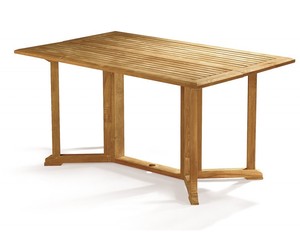 Enterenprise DS025 Teak Wood Modern Outdoor Dining Set 6 Seater <b>Foldable</b> <b>Garden</b> Furniture Solid Wood <b>Table</b> and Chairs - Product Image 2