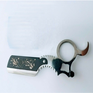 Barber Throat Rasoir droit en acier inoxydable barbe couteau de rasage - Product Image 1