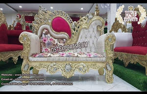 Sofá Chaise Longue Portátil de Lujo para Bodas Árabes, con Madera Tratada, para Bodas Asiáticas y Occidentales - Product Image 3