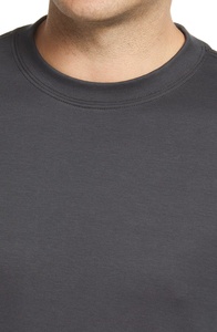 Vente en gros logo personnalisé T-shirt de gym à manches longues pour hommes pull de jogging athlétique avec design blanc vêtements de fitness avec coupe au cou - Product Image 4