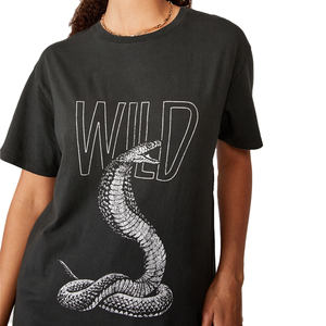 Camisetas deportivas OEM de corte relajado para mujer, cómodas y suaves, con cuello en V, para entrenamiento, correr, color azul liso. - Product Image 1