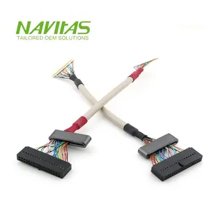Navitas FCI 90311 34针至JAE FI X 30针UL20276 28AWG连接器电缆组件