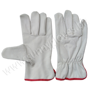 Industrial Safety Working <b>Driver</b> <b>Gloves</b> / Cow split leather Drive <b>Gloves</b> - Product Image 5