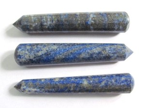 ไม้นวด Lapis Lazuli: ไม้กายสิทธิ์นวด Lapis Lazuli สำหรับขายคริสตัลรักษาธรรมชาติ - Product Image 2