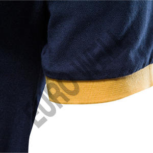 T-shirt pour homme 100% coton de qualité supérieure T-shirt polo à manches à épaules tombantes avec logo personnalisé - Product Image 5