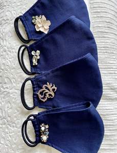 Atiyalibas último hermoso Zari bordado algodón seda satén cara Accesorios Estilo Casual con perlas cuentas de cristal - Product Image 2