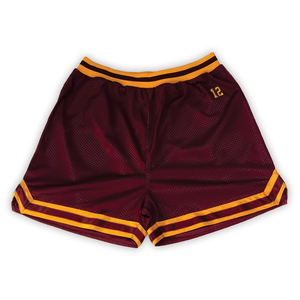 Shorts de basket-ball personnalisés avec logo brodé, culotte rétro décontractée vintage - Product Image 3