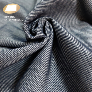 ป้องกันแบคทีเรียผ้าฝ้ายสีเขียวป้องกันโพลีเอสเตอร์สิ่งทอลายทแยง Faux ผ้ายีนส์สำหรับกางเกงยีนส์ - Product Image 4